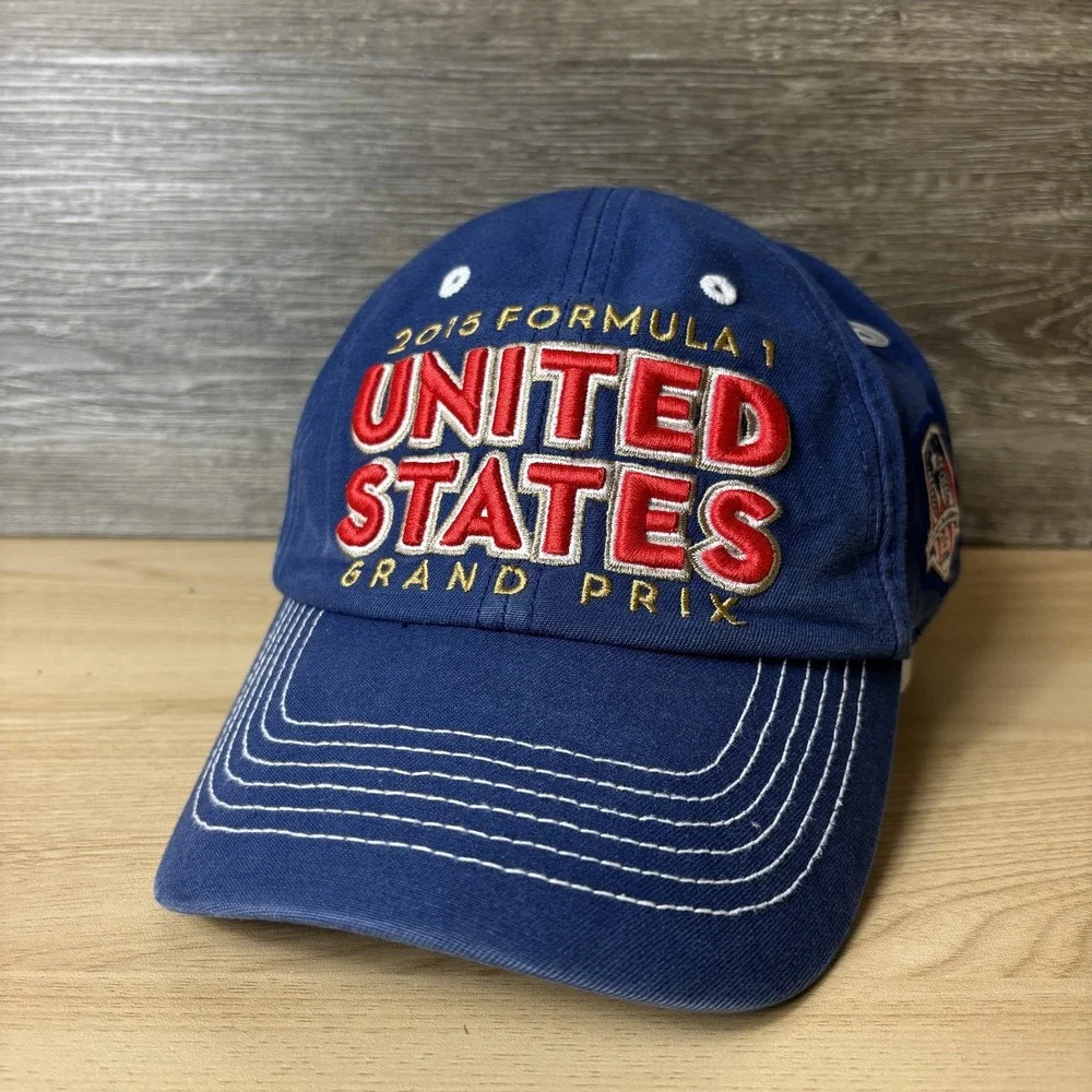 United States Grand Prix Hat Cap Strap Back Formula 1 Racing Austin Texas 2015